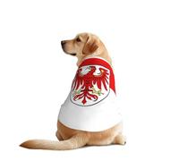 Brandenburg Flag Pet T-Shirts for Dogs-Dog Clothes for Large and Medium Dogs, Comfortable Dog Shirts, Perfect for Daily Wear