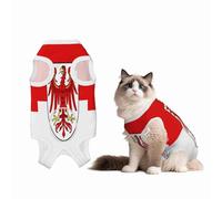 Brandenburg Flag Recovery Suit for Dogs Cats After Surgery,Pet Recovery Shirt, Dog Onesies Pet Surgery Recovery Suit