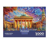 Brandenburg Gate 1000 Piece Jigsaw Puzzle with Whimsical Design - A Charming Challenge for Adults And Kids Age 14 Years Up38x26cm/1000pcs