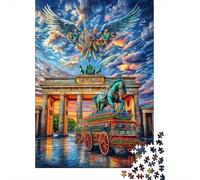 Brandenburg Gate 1000 Piece Jigsaw Puzzle with Whimsical Design - A Charming Challenge for Adults And Kids Age 14 Years Up38x26cm/1000pcs