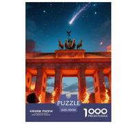 Brandenburg Gate 1000 Pieces Premium Jigsaw Building Age 3+ Quirky, Abstract Design, Fun Details, Educational, Challenging Puzzle Games 70x50cm/1000pcs