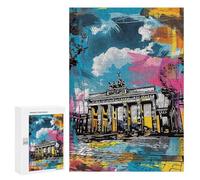 Brandenburg Gate Art Print - Adult Tabletop Puzzle, 300 PCS, for A Rewarding Weekend Challenge
