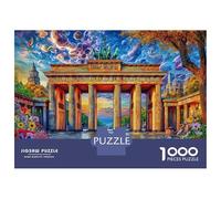 Brandenburg Gate Jigsaw Puzzles 1000 Pieces. Whimsical Challenge Toy for Adults Kids 70x50cm/1000pcs