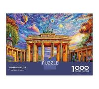 Brandenburg Gate Puzzle 1000 Pieces, Whimsical Challenge Toy Jigsaw Puzzles for Adults And Kids Age 14 Years Up 70x50cm/1000pcs