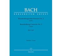 BRANDENBURGISH CONCERT D DUR NR.2 BWV1047 : FUER ORCHESTER, PARTITUR
