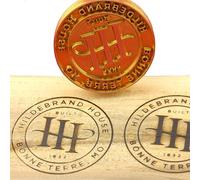 Branding Iron for Wood, Custom Branding Iron Wood Leather Heat Stamp for Wallet, Leather, Wood for Birthday Gift to Craftman (1"x1")