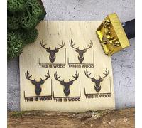 Branding Iron for Wood Custom Logo Branding Iron Personalized Metal Brand Stamp Branding Iron by Handcrafted (1"x1")