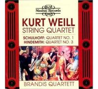 Brandis Quartett - Paul Hindemith, Erwin Schulhoff: String Quartets Op. 59 Nos. 1& 3