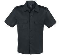 Brandit 1/2 Sleeve US Shirt Short-sleeved Shirt black 3XL