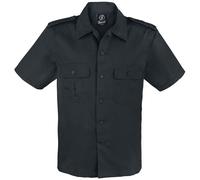 Brandit 1/2 Sleeve US Shirt Short-sleeved Shirt black M