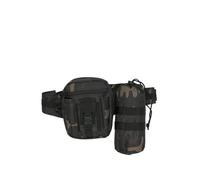 Brandit Adult (Unisex) Round Waistbelt Bag Travel Accessories Neck Pouch, Dark camo, Standard Size