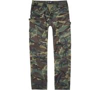 Brandit Adven Slim Fit Cargo Pants Functional Work Trousers Men Pockets