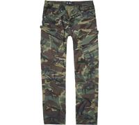 Brandit Adven Slim Fit Cargo Pants Workwear Trousers With Pockets