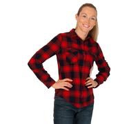 Brandit Amy Flannel Blouse women Red/Black, L