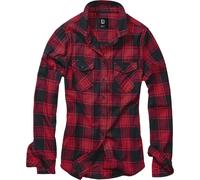 Brandit Amy Flannel Checkshirt Flanel Shirt black red M