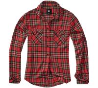 Brandit Amy Tartan Flannel Checkshirt Flanel Shirt red black 3XL