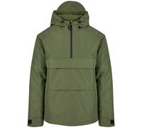 Brandit Arctic Windbreaker Mens Fleece Lined Hooded Windproof Olive