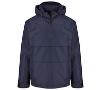 Brandit Arctic Windbreaker Mens Outdoor Tactical Hiking Quarter-Zip Navy