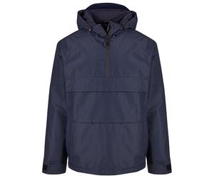 Brandit Arctic Windbreaker Mens Outdoor Tactical Hiking Quarter-Zip Navy