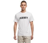 Brandit Army T-Shirt, Many Colours, Sizes S to 5XL, White, 4XL
