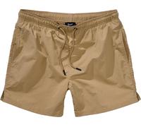 Brandit Basic Swim Shorts, camel, size M