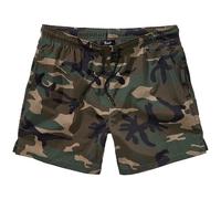 Brandit Basic Swimshort Mens Water Sport Shorts Holiday Swim Woodland Camo