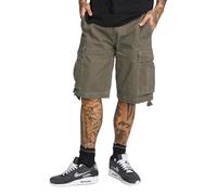 Brandit Basic Vintage Men's Cargo Shorts - Green, XL