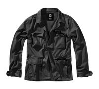 Brandit BDU Twill Jacket Mens Shirt Army Military Outdoor Top Black