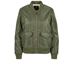 Brandit Bomber Sherpa Women's Jacket - Olive