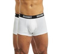 Brandit - Boxer Logo 2er Pack White/White - Boxershorts - white - 3XL - 95% Cotton, 5% Elastane 3XL
