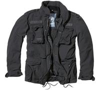 Brandit Brandit M65 Giant Military Parka Jacket US Army Combat Zip Fleece Warm Winter - Black - Medium