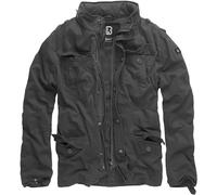 BRANDIT BRITANNIA MENS SECURITY FIELD JACKET WARM POLICE TRAVEL COAT PARKA BLACK