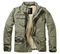 Brandit Men's Sherpa-lined Cold-weather Casual Outdoor Classic Field Jacket Brandit Sherpa-lined Military