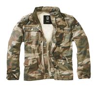 Brandit Britannia Winter Jacket Mens Army Military Light Woodland Camo
