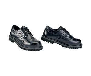 Brandit Budapester Phantom 4 Eyelet Boots Mens Budapest Style Steel Black