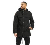 Brandit BW Parka Flag Jacket, black, size L