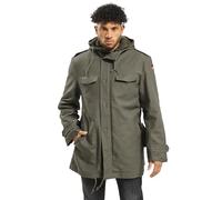 Brandit BW Parka Flag Jacket, green, size 4XL