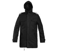 Brandit BW Parka Flag Jacket, black, size M