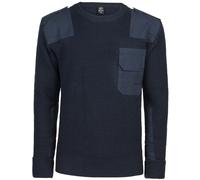 Brandit BW Pullover Mens Casual Sweater Knitted Work Offduty Fishing Hiking Navy