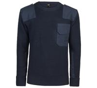 Brandit Sweater BW – Knitted Pullover – Blue – Men's Size M
