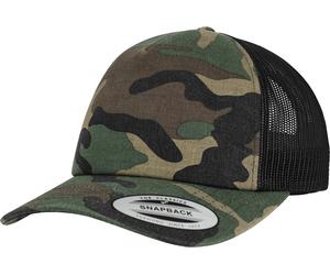 Brandit Camo Trucker Cap, Woodland