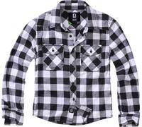 Checked long-sleeve shirt for children Brandit Blanc 15/16 ans