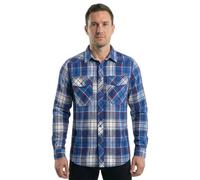 Brandit Check Long Sleeve Shirt White,Blue M Men
