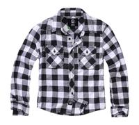 Brandit Check Long Sleeve Shirt White 170-176 cm Kids