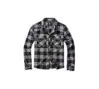 Brandit Check Shirt Long Sleeve, color: blk+charco, size: S