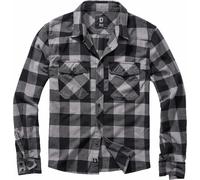 Brandit Check Shirt, black-grey, size 5XL for Men