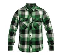 Brandit Check Shirt - Green/Black/White