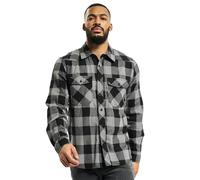 Brandit Check Shirt Long Sleeve, color: blk+charco, size: XXL