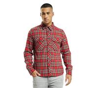 Brandit Check Long Sleeve Shirt Red 2XL Man