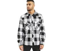 Brandit Check Shirt - White/Black